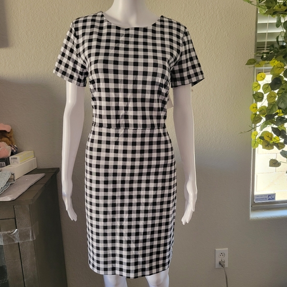 Old Navy Gingham Bodycon Dress - Picture 1 of 6